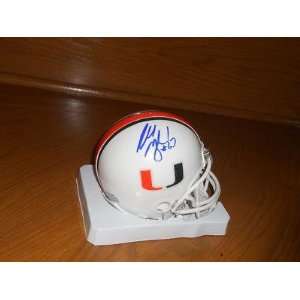  Russell Maryland Autographed Mini Helmet   Miami 