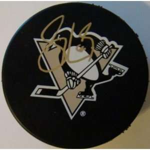 Sidney Crosby SIGNED Penguins Puck JSA E89270   Autographed NHL Pucks 