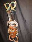 Antique 2.6’ Tall Tribal African Mask – Scorpion Stinger & Claws 