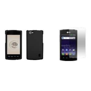  LG Optimus M+ (Metro PCS) Premium Combo Pack   Black Hard 
