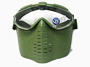 Marui Goggle Military Face Mask w/ Fan Ranger Green OD  