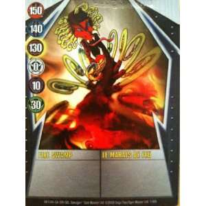  Bakugan Gundalian Invaders Metal Gate Card Fire Swamp 1 