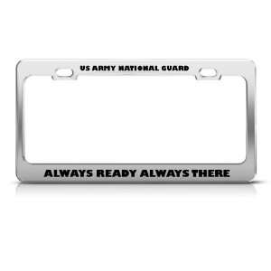 Army National Guard Always Ready Metal Military license plate frame 