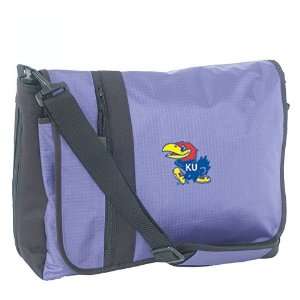  Mercury Luggage Kansas Jayhawks Blue Messenger Bag Sports 