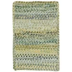 Capel Rugs Country Living Ocracoke Chenille Braided Rug   Pale Green 