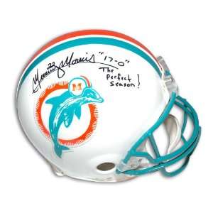 Mercury Morris Autographed Helmet   with Perfect Season Inscription