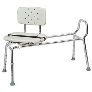  Snap N Save Extra Long Sliding Transfer Bench with Swivel 