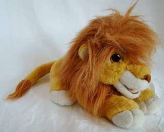   Lion King Roaring Simba 1993 Hand Puppet Plush ~ SEE The action VIDEO