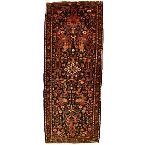   Blue Persian Hand Knotted Wool Mehraban Runner Rug Furniture & Decor