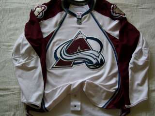   RBK REEBOK COLORADO AVALANCHE AUTHENTIC EDGE TEAM ISSUE NHL JERSEY 56