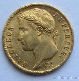1813 A 20 FRANCS GOLD COIN  