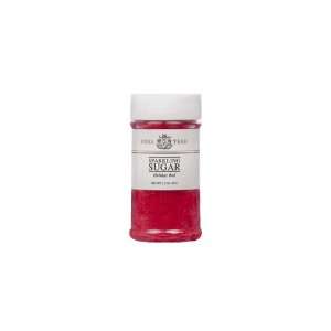 India Tree Holiday Red Sparkling Sugar (Economy Case Pack) 3.5 Oz 