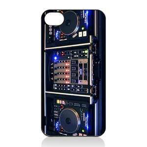 DJ TURNTABLE iphone 4 HARD COVER CASE  