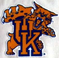 Kentucky Wildcats 3 inch Lextra Iron On Logo Patch  