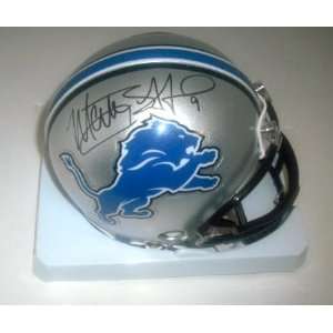 Matthew Stafford Detroit Lions Hand Signed Mini Football Helmet