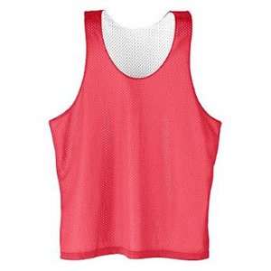   Youth Lacrosse Tank Outside RED, Inside WHITE M/L