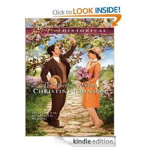 Mills & Boon  The Matrimony Plan Christine Johnson  