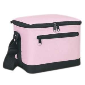  Fantasybag Two Tone Insulated 6 Pack Cooler Pink, 6CP 2706 