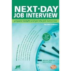   and Get the Job Tomorrow [NEXT DAY JOB INTERVIEW 2/E]  N/A  Books