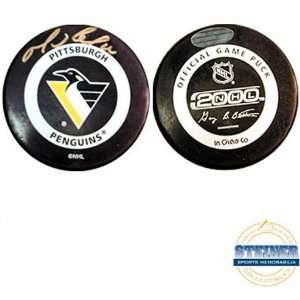  Mario Lemieux Autographed Official Pittsburgh Penguins 