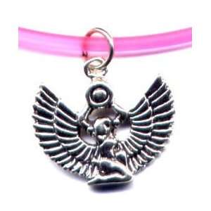 11 Pink Isis Ankle Bracelet Sterling Silver Jewelry  