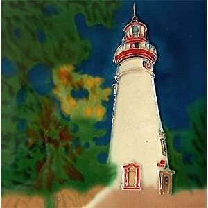  Marblehead Lighthouse Light House Ceramic Wall Art Tile 