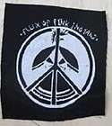 FLUX OF PINK INDIANS logo PATCH ANARCHO PUNK MOB ZOUND FALL OUT