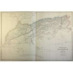  Blackie Map of Northern Africa (1860)