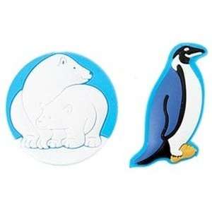  Snap Itz Charms 2/Pkg Polar Bear & Penguin Toys & Games