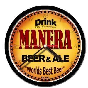  MANERA beer and ale cerveza wall clock 