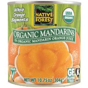 Native Forest Organic Mandarin Oranges, 10.75 Ounce Cans (Pack of 12 