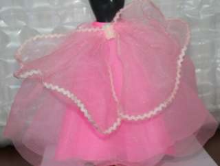 vintage #7123 Costume Ball Barbie 1990 butterfly wings skirt 3 piece 