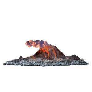  Volcano Small Wall Decal