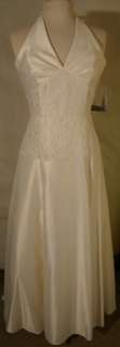 JESSICA McCLINTOCK Beige Wedding Dress Gown NWT Size 10  