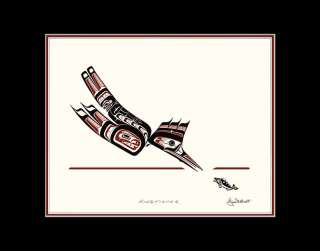 JIM GILBERT Vancouver Island art ~ KINGFISHER ~ smp  