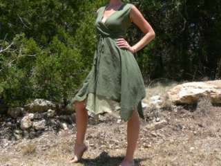 Gypsy Dress Wench Renaissance Costume Green M   L  