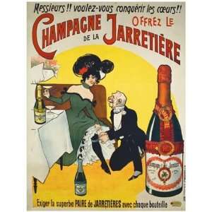  Champagne De La Jarretiere by Unknown 28x36 Health 