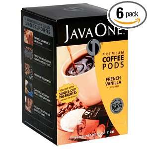 Java One French Vanilla In Home Pods, 14 Count Pods (Pack of 6)