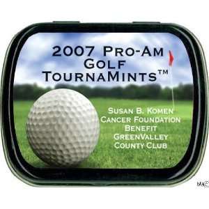 Company Golf Favors Mint Tins  Grocery & Gourmet Food
