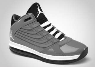 Mens Nike Air Jordan Big Ups Cool Grey/Black/White Size 7.5 13 467893 