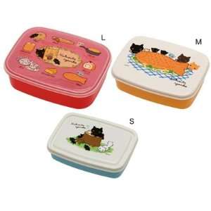  San x Kutusita Nyanko 3 Different Sized Lunch Boxes Toys & Games