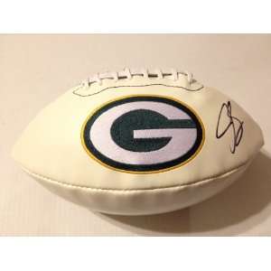  Green Bay Packers JERMICHAEL FINLEY Signed Logo Football 