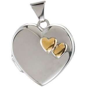  Elegant and Stylish 18.00X19.00 MM Locket That Holds 2 Pictures 