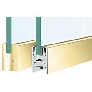    CRL Polished Brass 35 3/4 Low Profile Door Rail