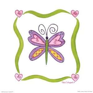  Lovebugs Butterfly by Tania Schuppert 10x10