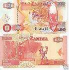ZAMBIA 50 Kwacha World Paper Money Banknote Africa Currency pick 37f 