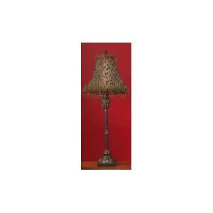  Floral Buffet Table Lamp 32 Ht W Shade