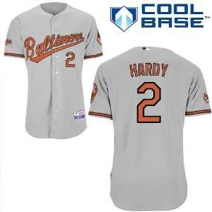  Jj Hardy Baltimore Orioles Authentic Road Cool Base Jersey 