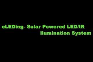 Solar Powered Motion Activated LED Security Flood Light (eLEDing 