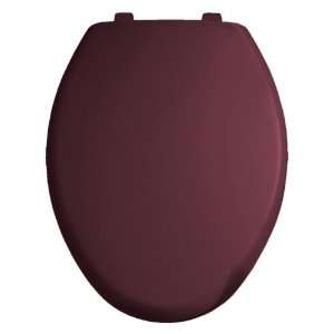   210 Savona Rise and Shine Elongated Toilet Seat with Cover, Loganberry
